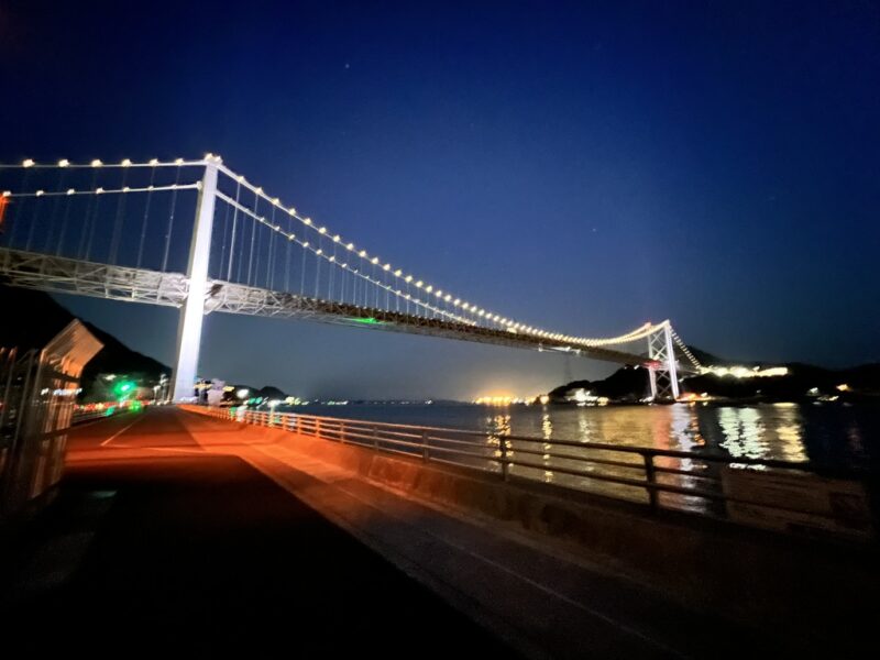 関門橋ライトアップ