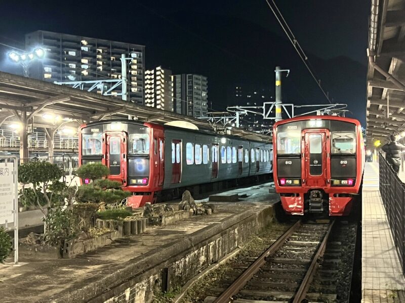 門司発小倉行き電車